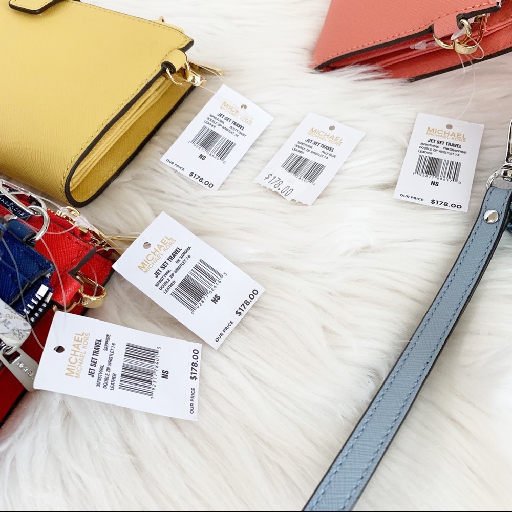 Michael Kors Jet Set Double Zip Wristlet /Wallet - Picture 4 of 6